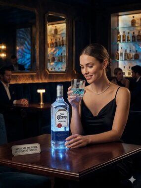 Jose Cuervo Especial Blue Agave Illuminated Tequila Bottle